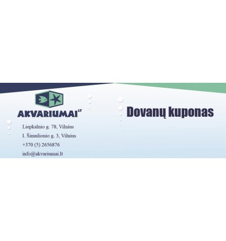 Dovanų kuponas, 50 eur